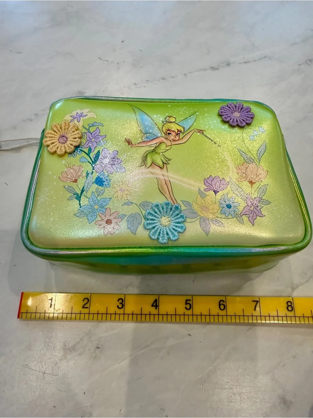 NWT Loungefly Disney Tinker Bell Iridescent Cosmetic Bag BoxLunch Exclusive